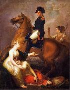 Jozef Peszka Allegorical scene with Napoleon Germany oil painting artist